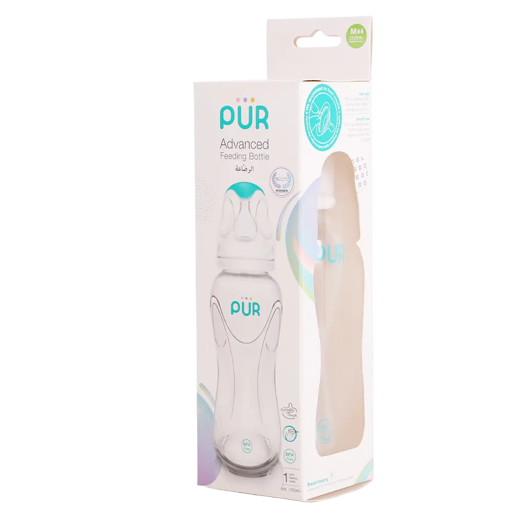 Pur Advanced Slim Neck Bottle Assorted Colors 8 oz/250ml. - view 1