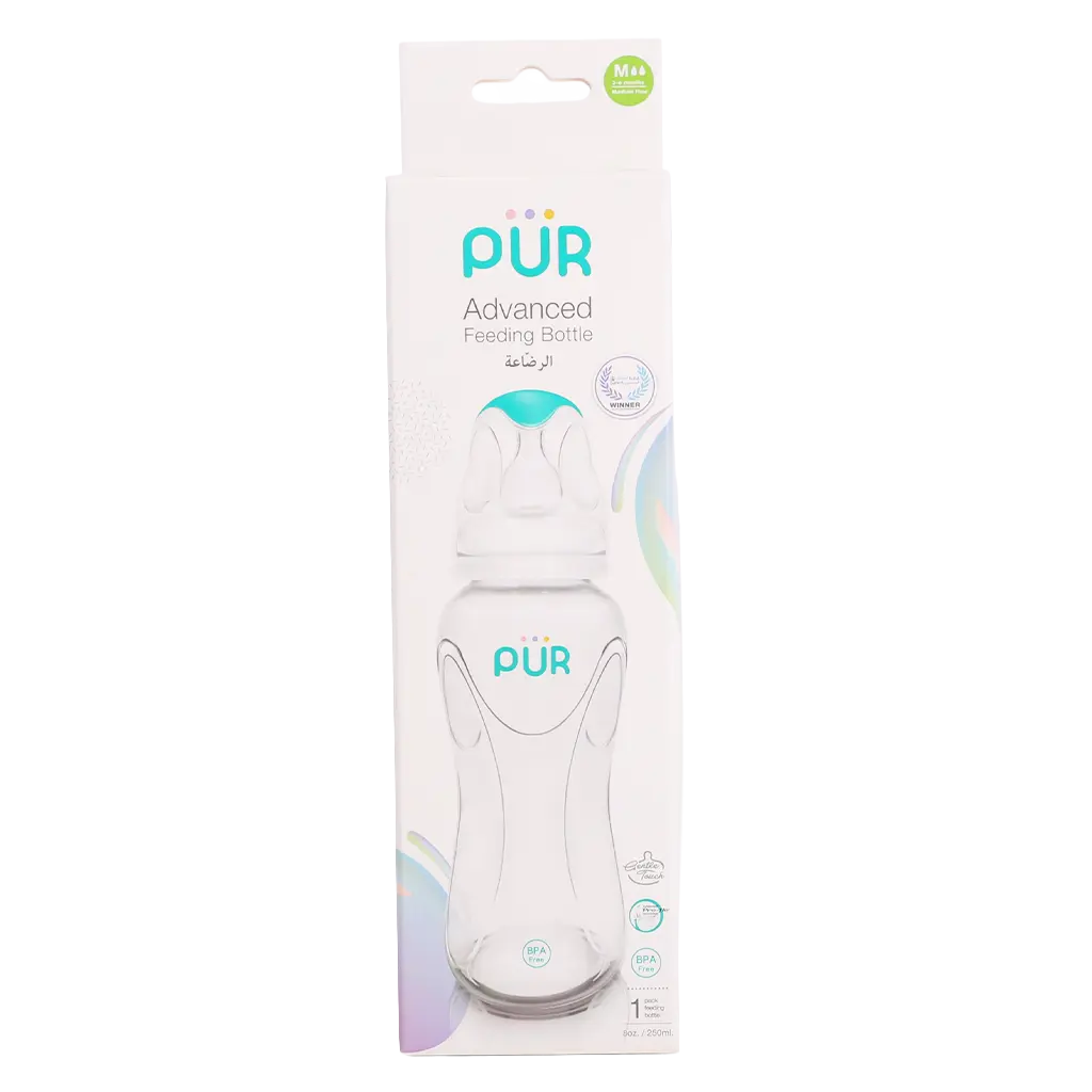 Pur Advanced Slim Neck Bottle Assorted Colors 8 oz/250ml. - view 2
