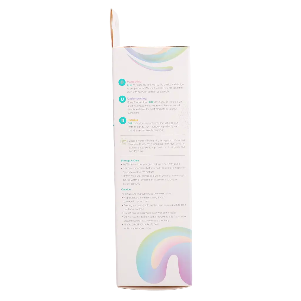Pur Advanced Slim Neck Bottle Assorted Colors 8 oz/250ml. - view 4