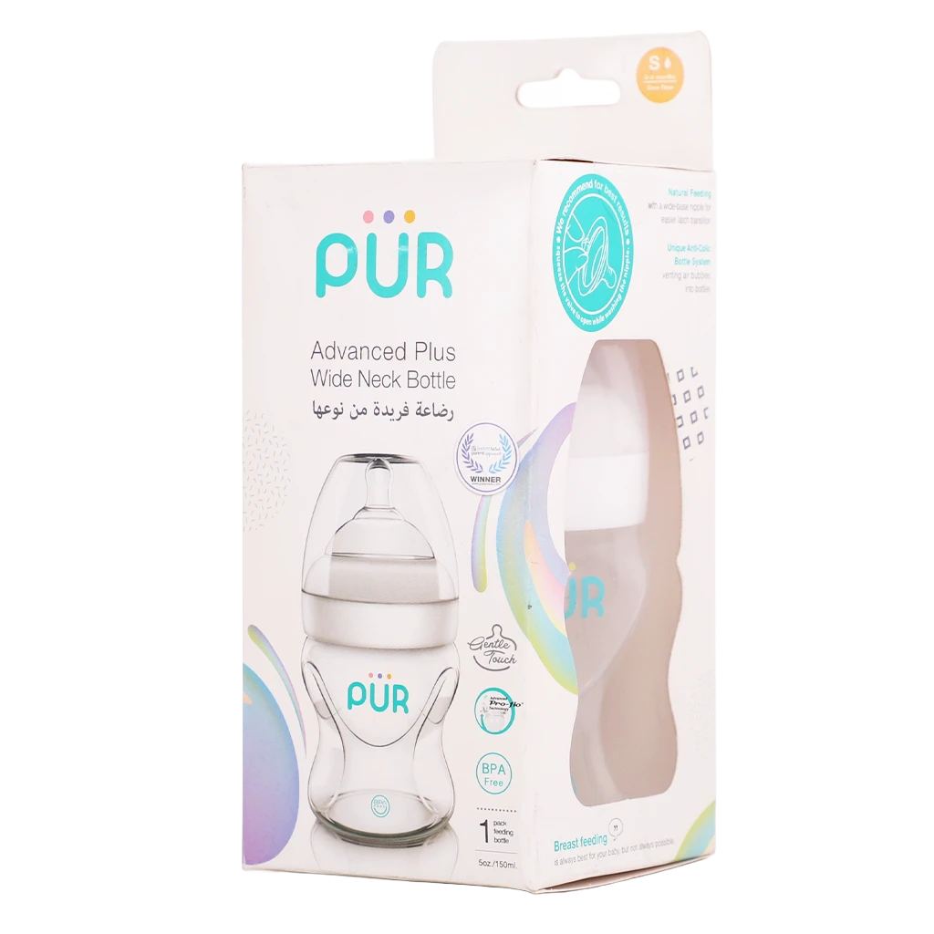 Pur Advanced Plus Wide Neck Bottle 5 Oz./150 ml.