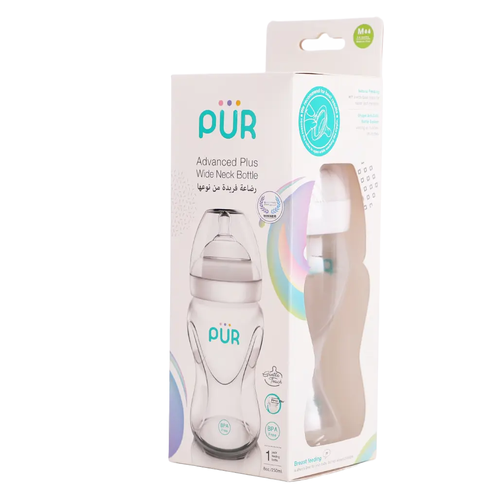 Pur Advanced Plus Wide Neck Bottle 8 Oz./250 ml. - view 1