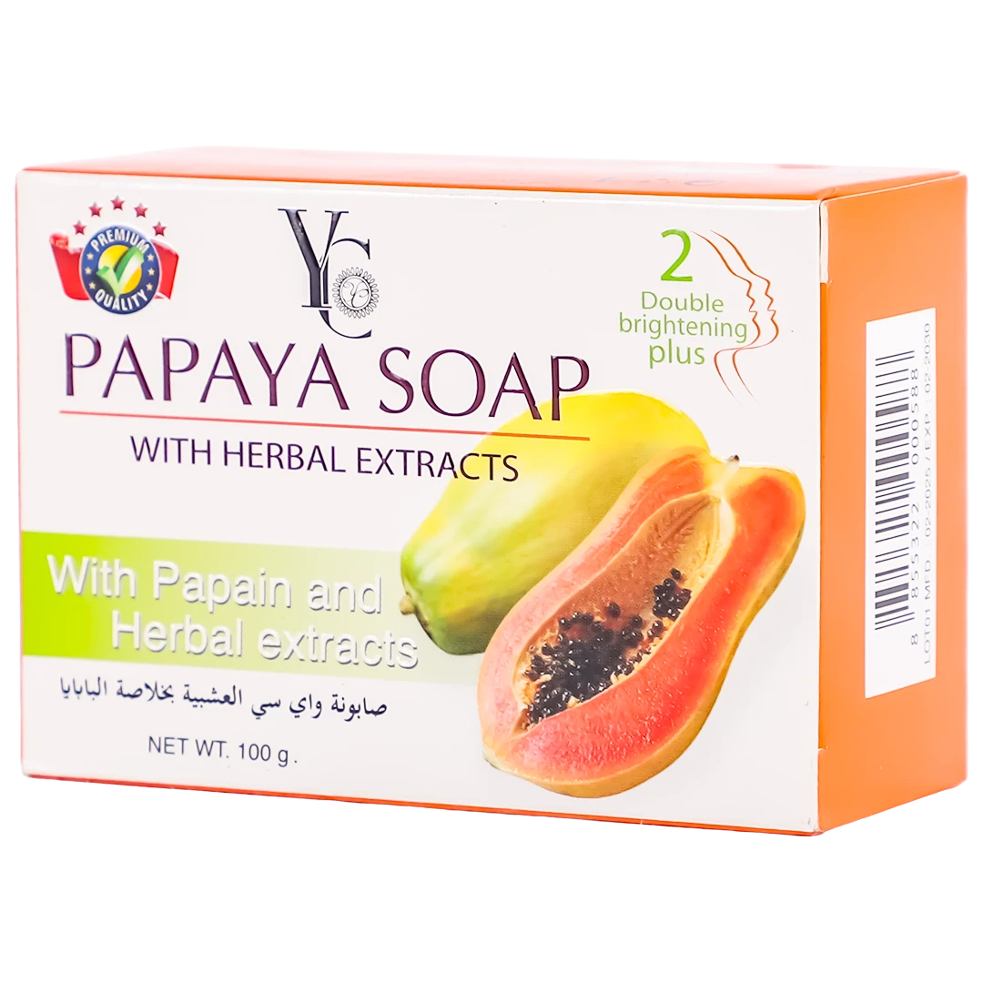 YC- Papaya Soap With Herbal extracts 100 gm