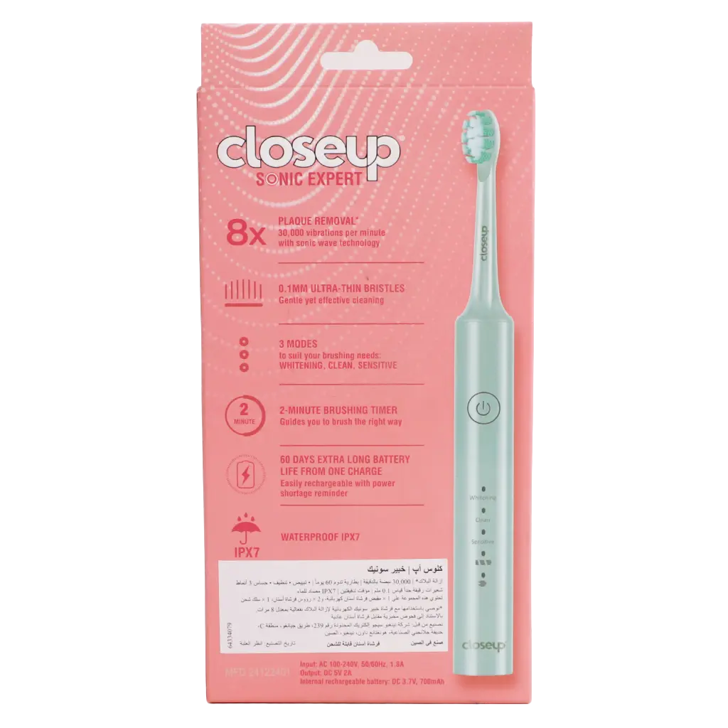 Closeup Sonic Expert Toothbrush Rechargeable - view 3