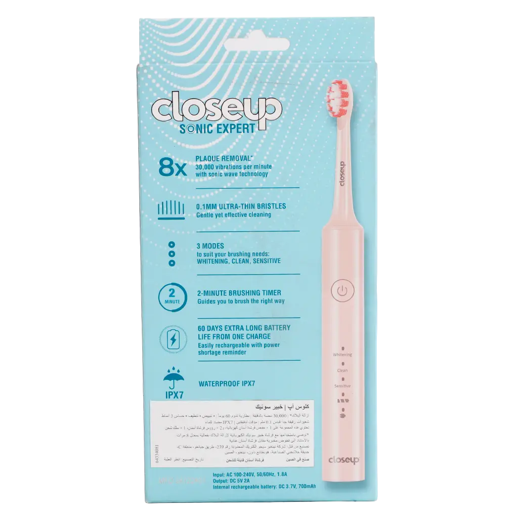 Closeup Sonic Expert Toothbrush Rechargeable - view 3