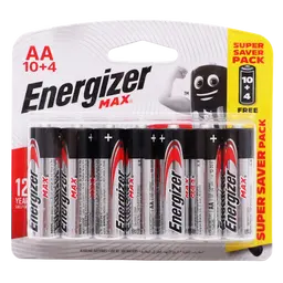 Energizer Max Alk AA BP 10+4 SGH