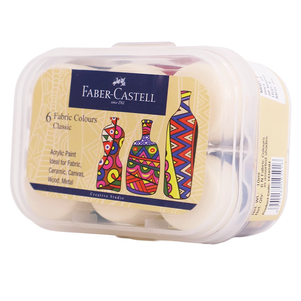 Faber Castel Fabric Colors 6 pcs 10 ml