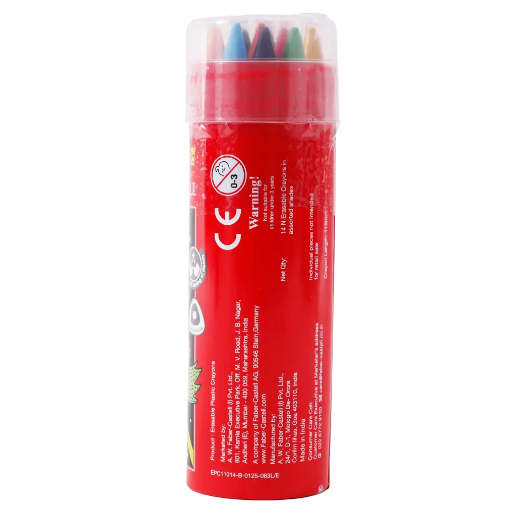 Faber Castell  Erasable Crayons  Tin of 14 - view 2