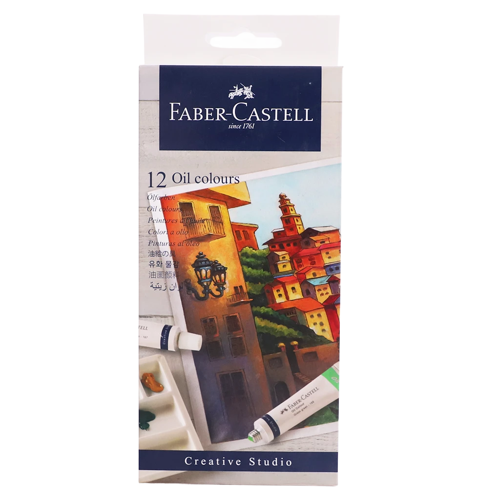 Faber Castell Creative Studio Oil Set 12 Color 9 ml 