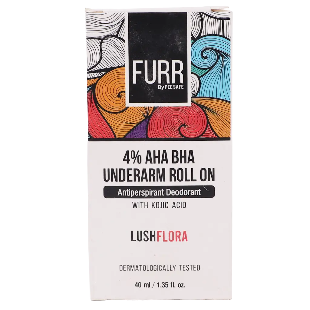 Furr 4% Aha Bha Underarm Roll On With Kojic Acid Lush Flora Fragrance 40 ml - view 2