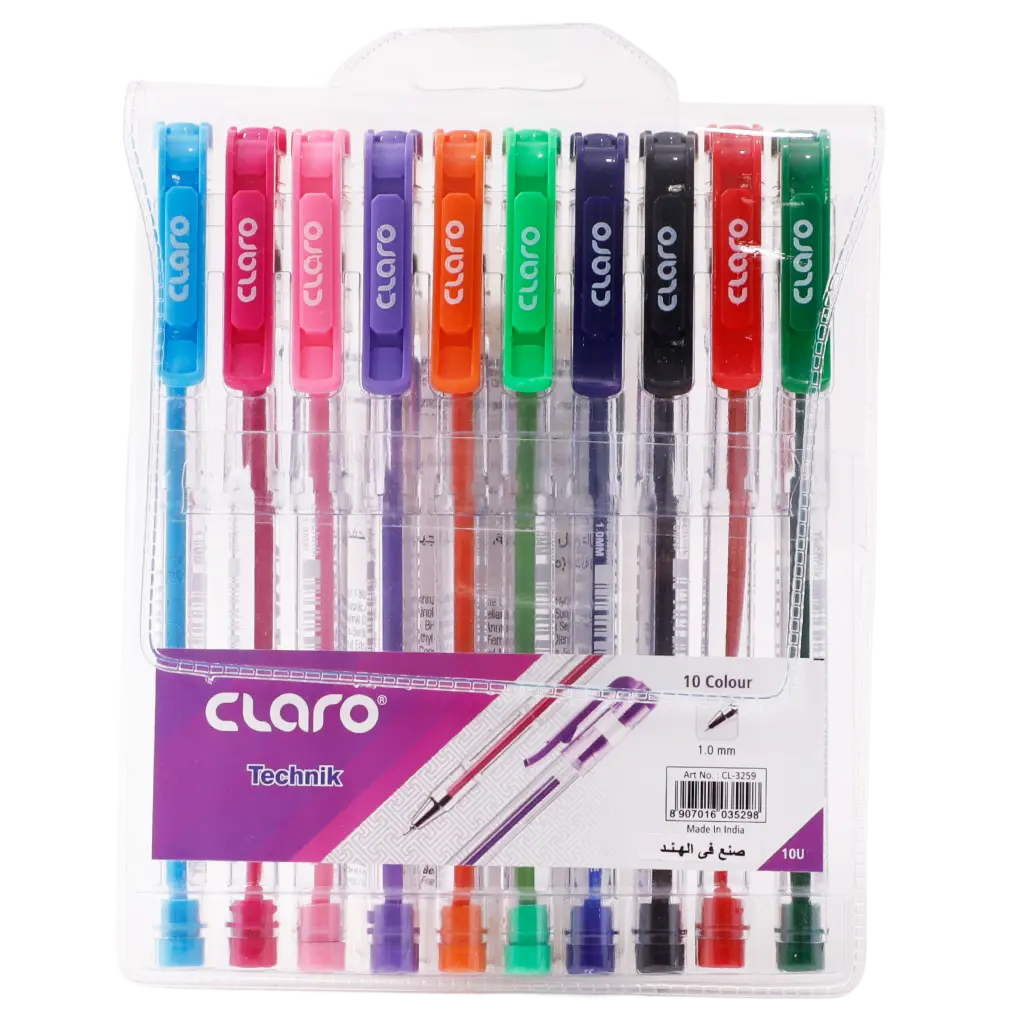Claro Technik Pen Set 10 Colors 1.0 Mm - view 1