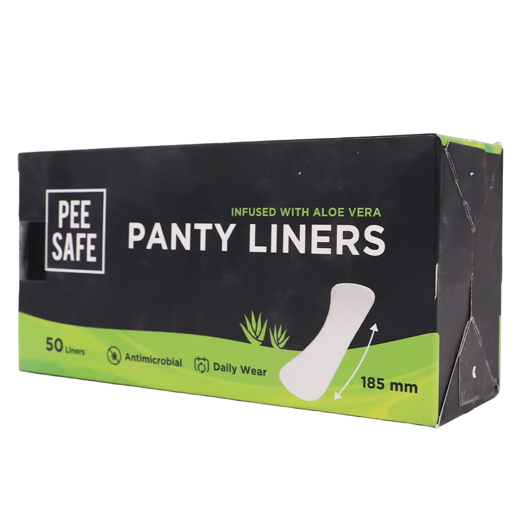 Peesafe Daily Panty Liners With Aloe Vera Curvy Design & Soft Surface 185Mm Wide 50 Liners - view 1
