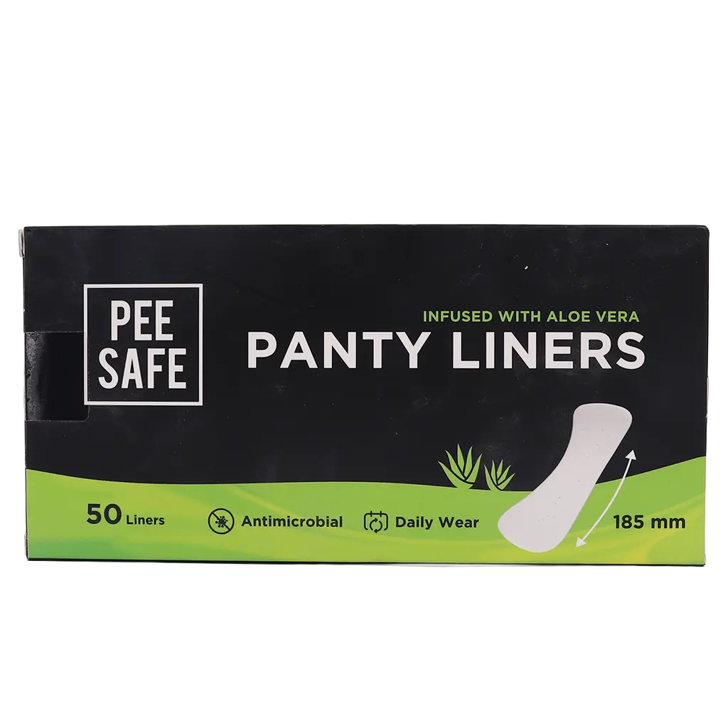 Peesafe Daily Panty Liners With Aloe Vera Curvy Design & Soft Surface 185Mm Wide 50 Liners - view 2