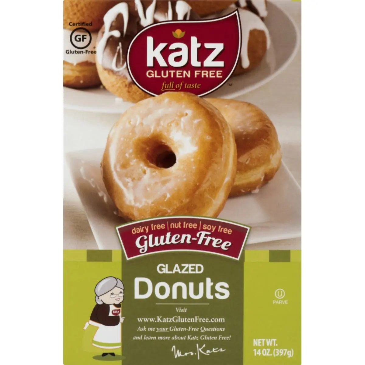 Katz Glazed Donuts 6 pcs Gluten free 318 gm - view 1