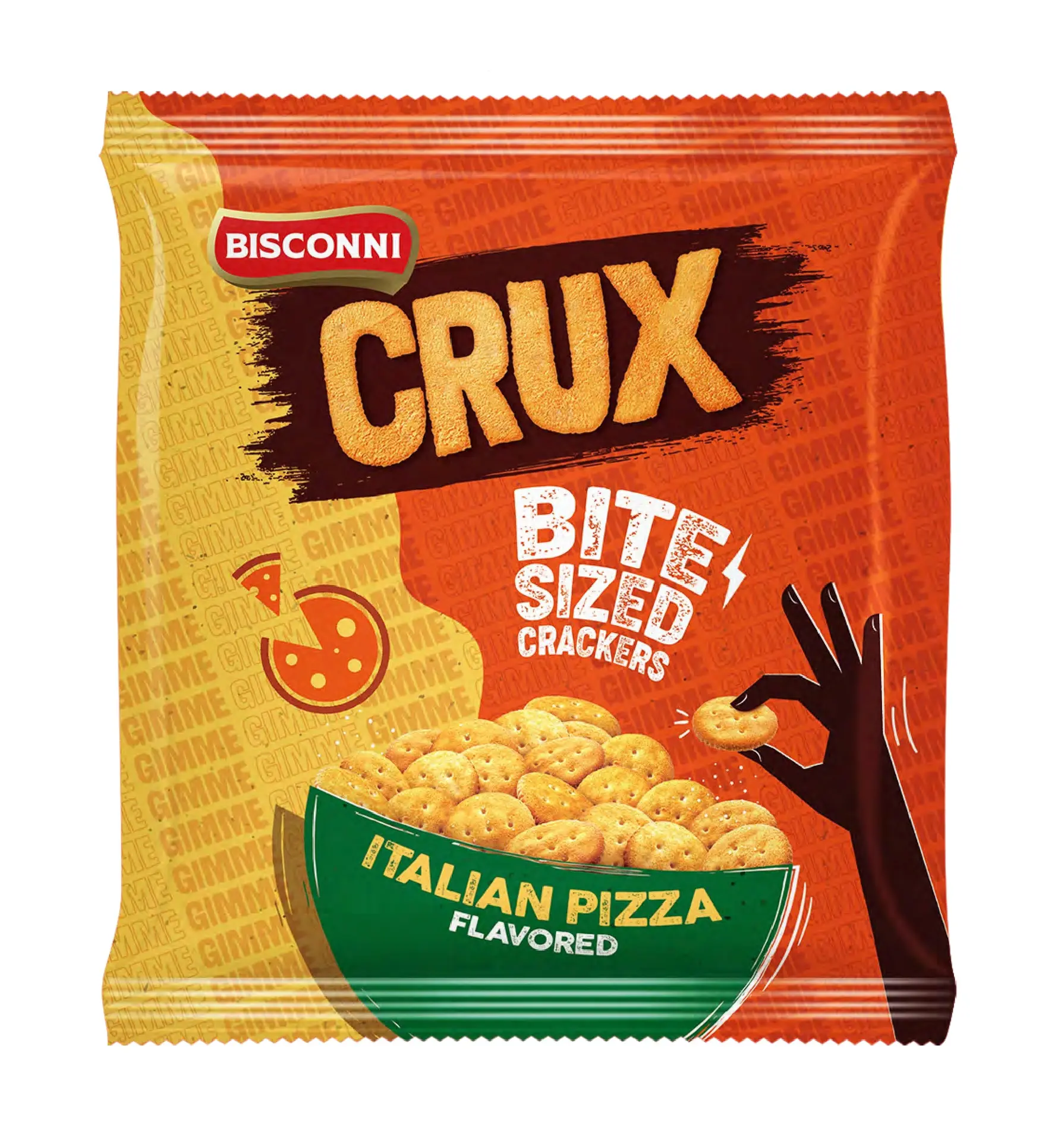 Bisconni Crux Italian Pizza Flavored Mini Crackers 24 pcs 7.7 gm - view 1