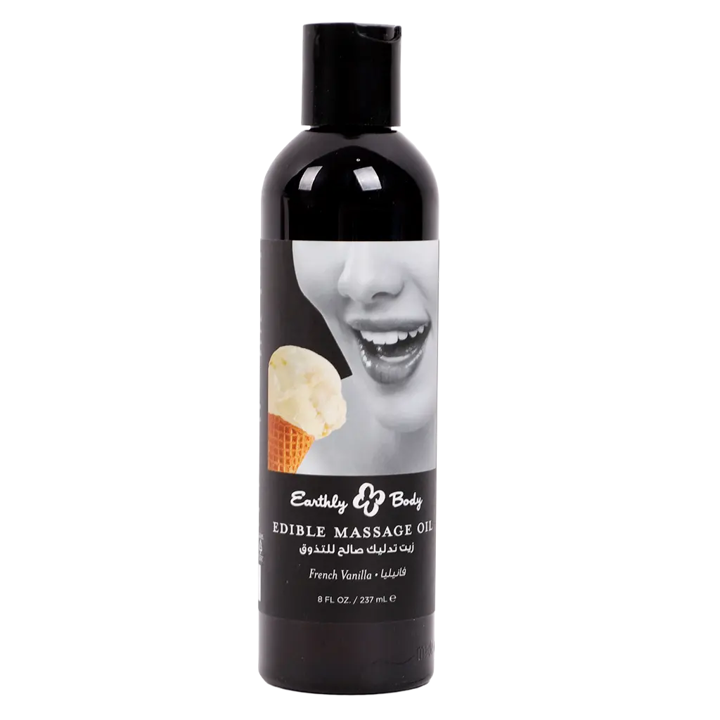 Earthly Body Edible Massage Oil Vanilla 237 ml - view 1