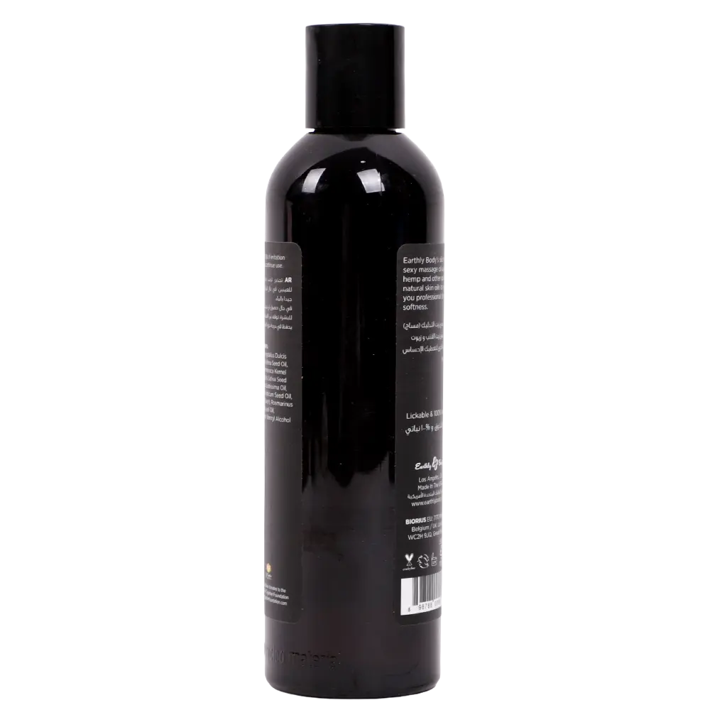 Earthly Body Edible Massage Oil Vanilla 237 ml - view 2