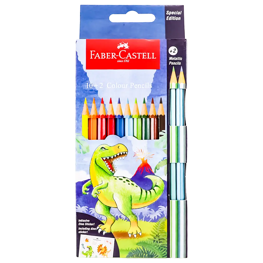 Faber Castell Colour Pencil Dino Version 12Cls - view 1