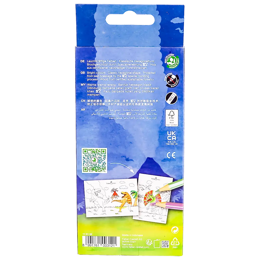 Faber Castell Colour Pencil Dino Version 12Cls - view 2