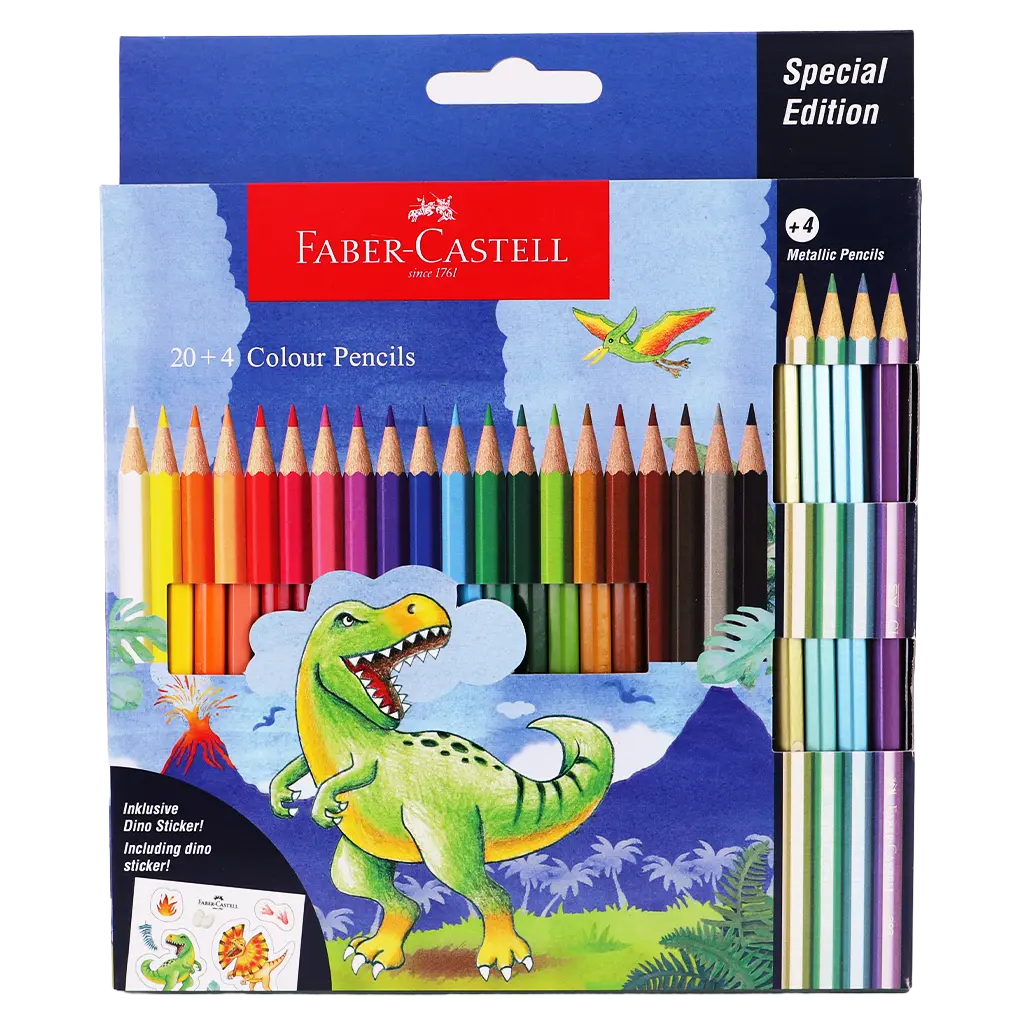 Faber Castell Colour Pencil Dino Version 24Cls - view 1
