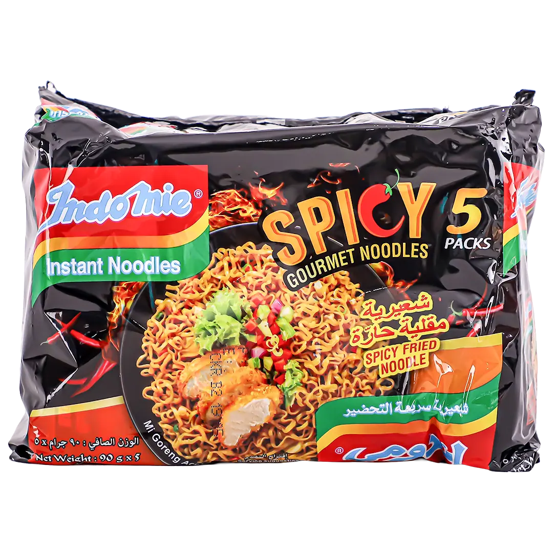 Indomie Spicy Fried Nodles 5 pcs 83 gm - view 2
