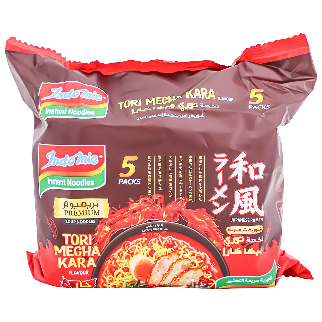 Indomie Tori Mecha Kara Pack 5 pcs 89 gm - view 2