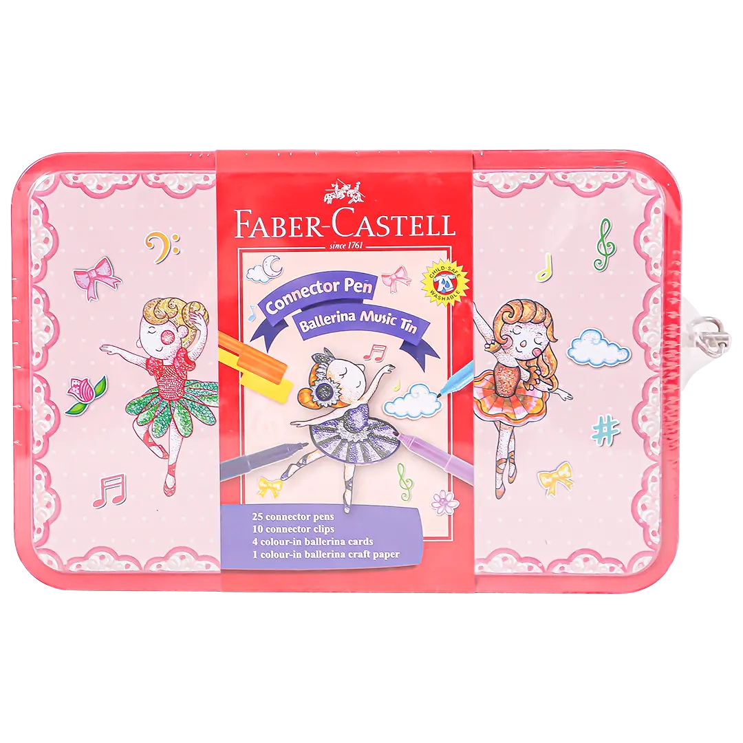 Faber Castell Connector Pen Set of 25 Ballerina Music Box - view 1