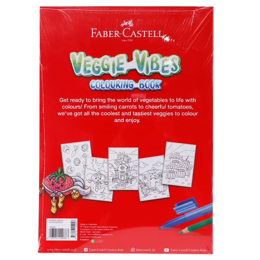 Faber Castell  Veggie Vibes Colouring Book - view 2