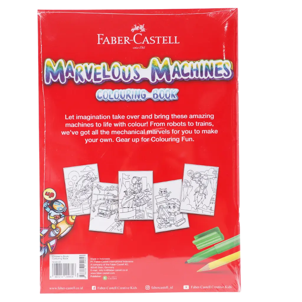 Faber Castell  Marvelous Machines Colouring Book - view 2