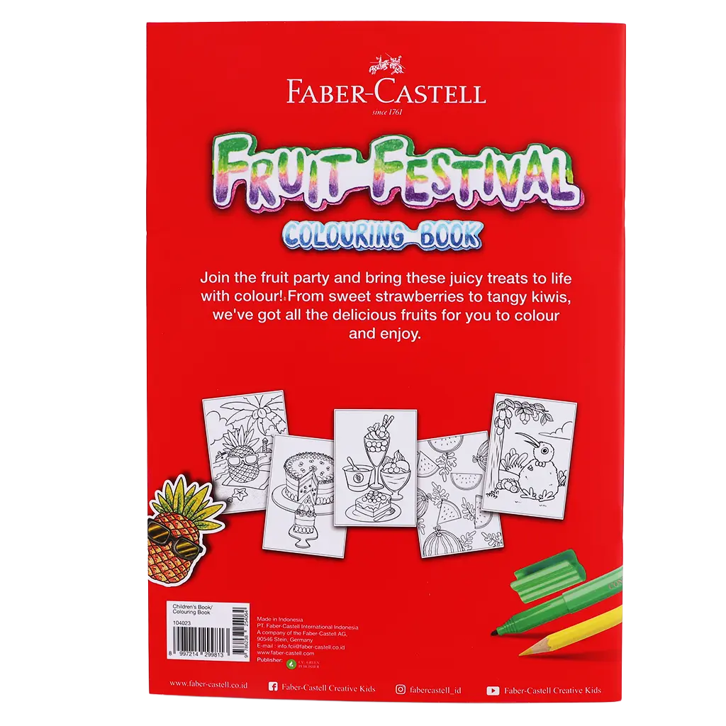 Faber Castell  Fruit Festival Colouring Book - view 2