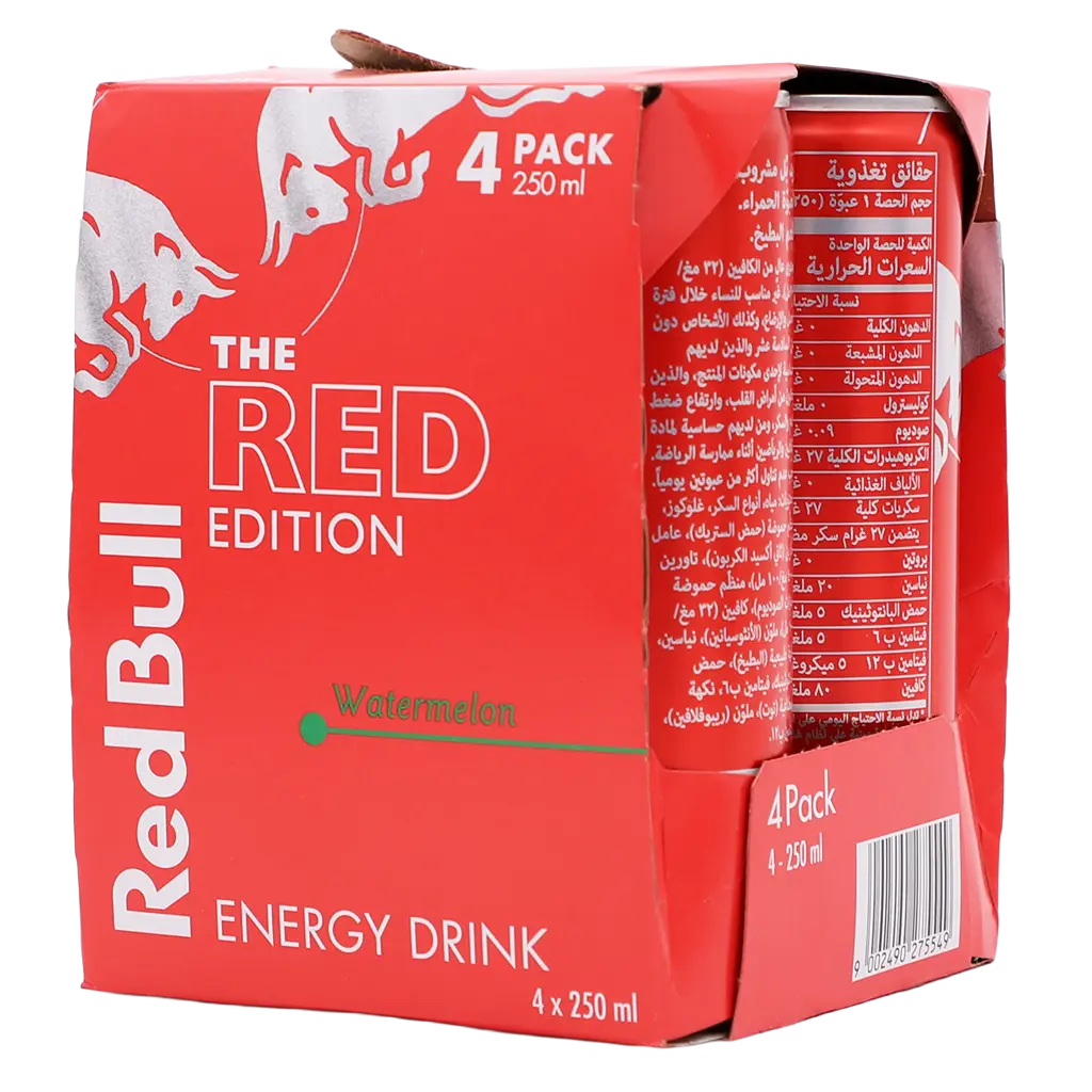 Red Bull Energy Drink Watermelon 4 pcs 250 ml - view 2