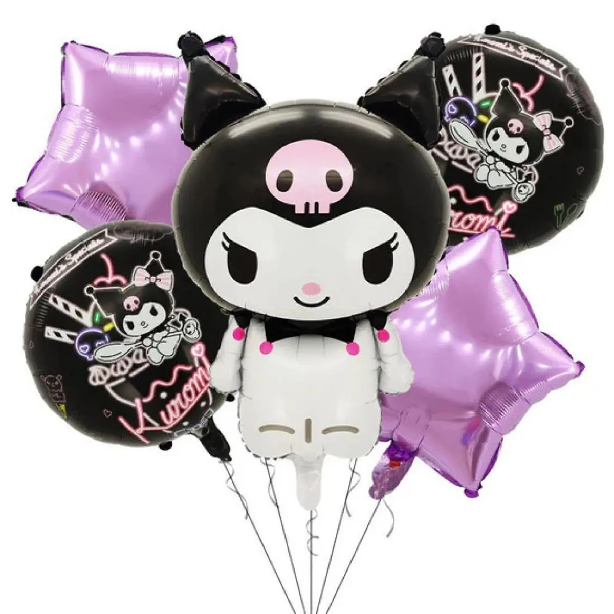 Foil Balloons Kuromi 5 Pcs - view 1