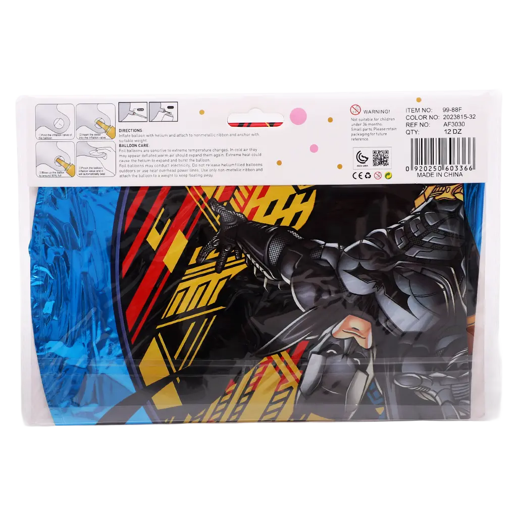 Foil Balloons Batman  5 pcs - view 3