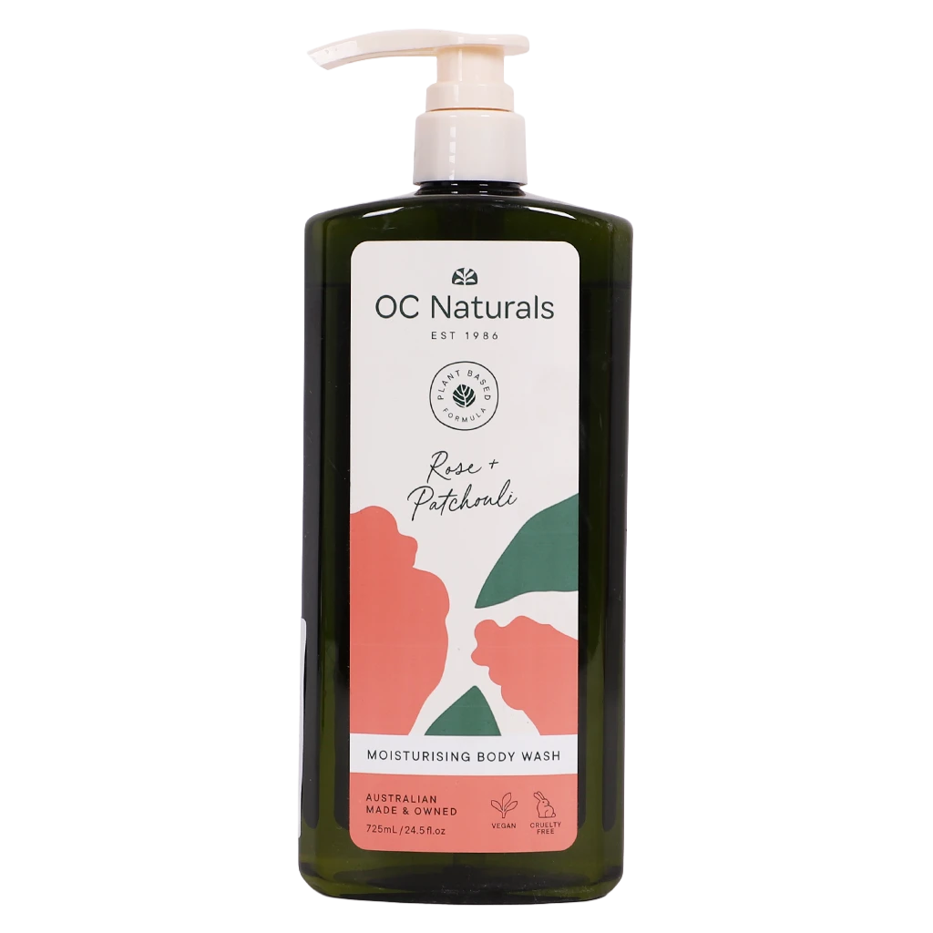 OC Naturals Rose & Patchouli Moisturising Bodywash 725 ml