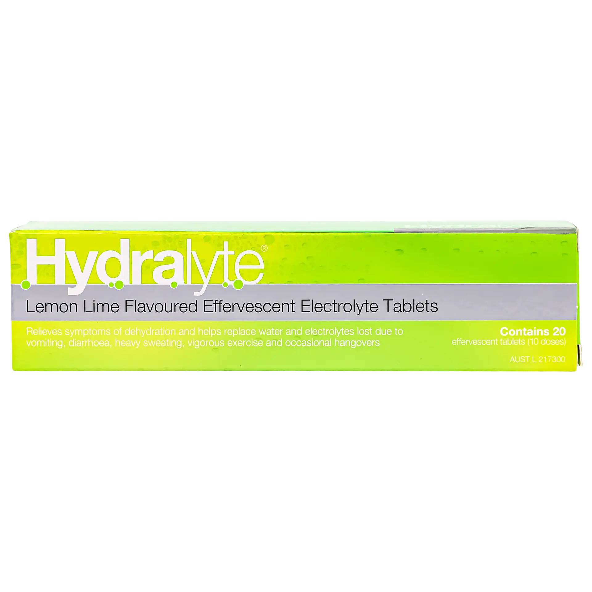 Hydralyte  Limon and Lime Flavoured Effervescent Electrolyte 20 Tablets - view 2