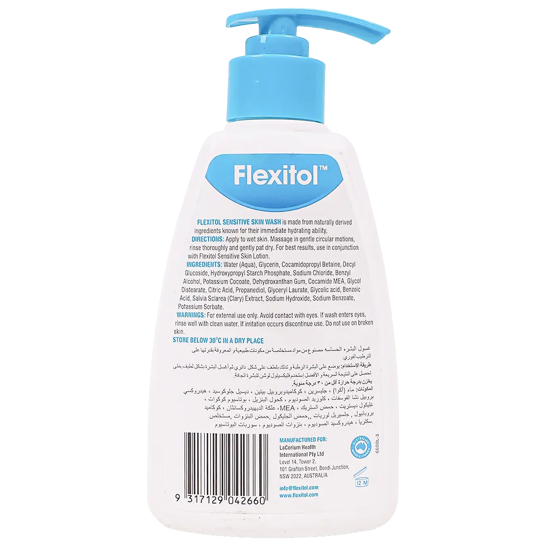 Flexitol Sensitive Skin Wash 250 ml - view 2