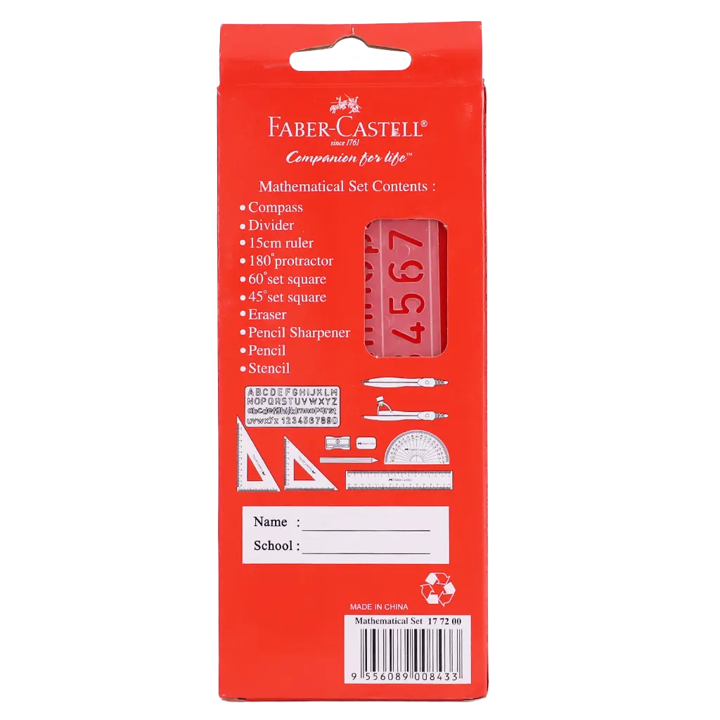 Faber Castell Geometry  set of 10pcs - view 3