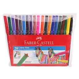 Faber Castell Fiberpen Washable 20 color