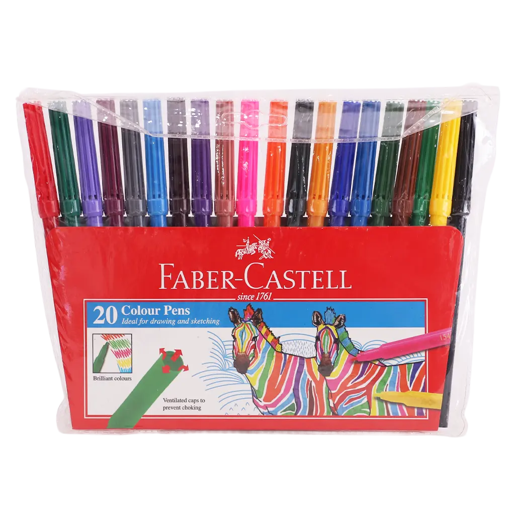 Faber Castell Fiberpen Washable 20 color - view 1