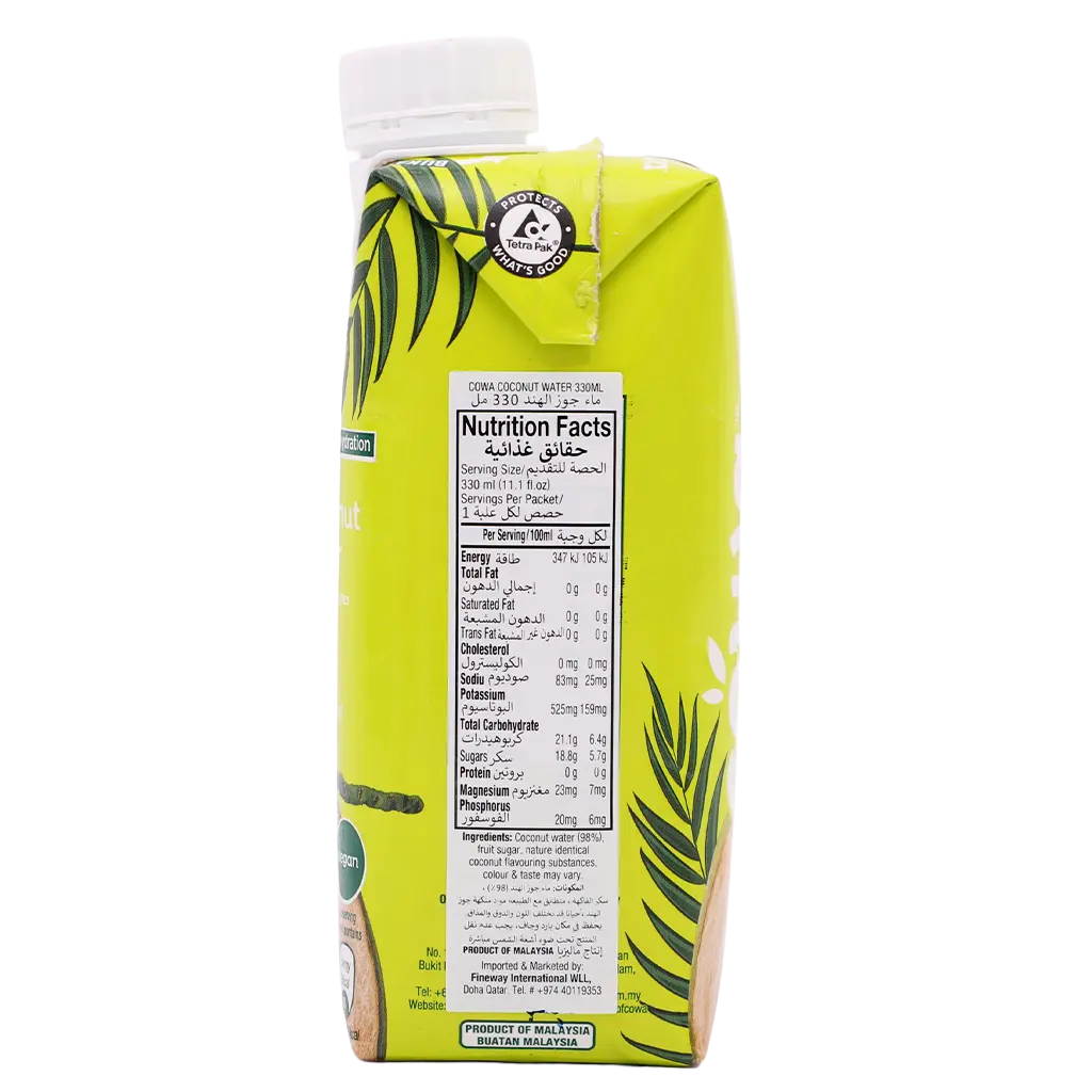 Cowa coconut water 330 ml - view 4