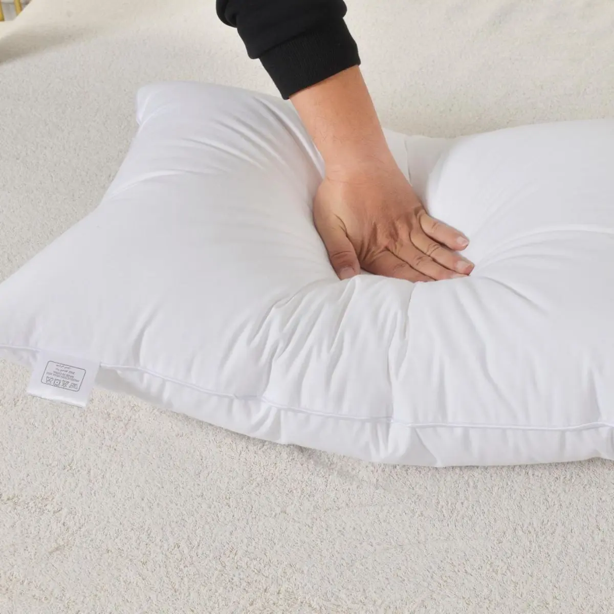 Sleep X Factory Relax Cotton Microfiber Pillow 50X70 cm 800 gm - view 4