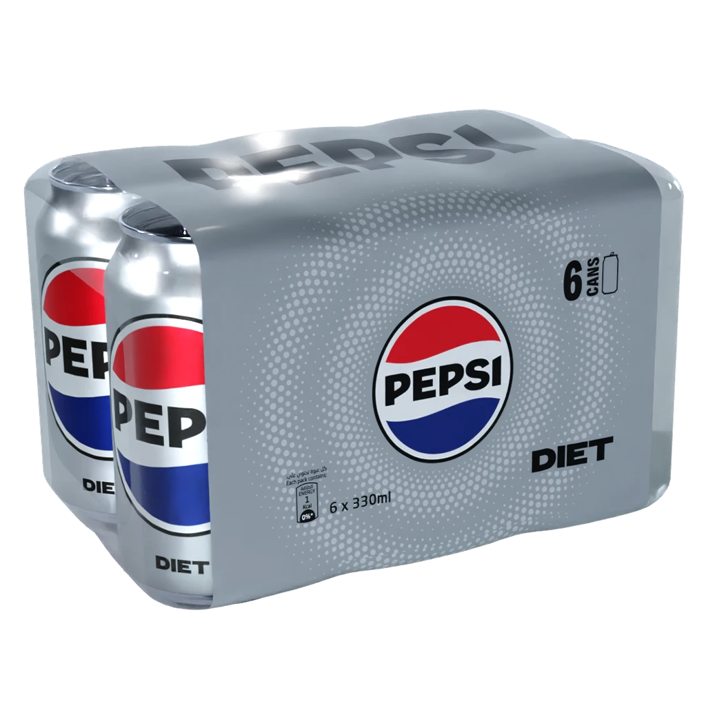  Pepsi Diet Soft Drink 6 pcs 330 ml