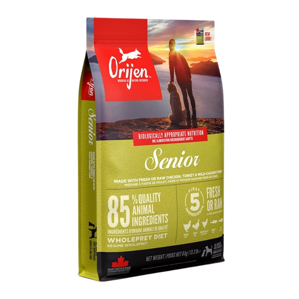 Orijen Dry Food For Dogs Chicken Turkey & Fish for Senior  6 kg