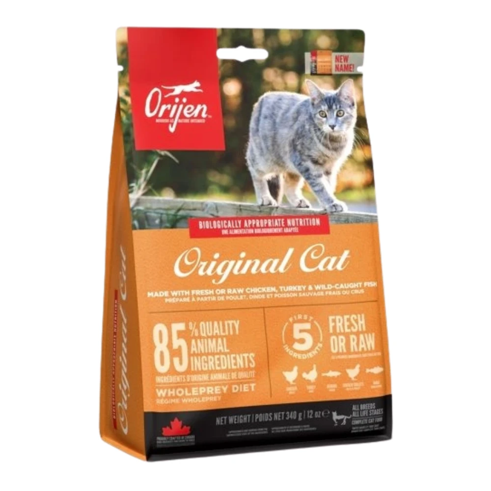 Orijen Original Dry Food Chicken Turkey & Fish for Cats 340g