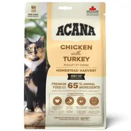 Acana Homestead Harvest Dry Food Chicken & Turkey for Cats 340 g