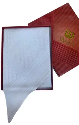 شماغ ابيض سوبر مقاس 58