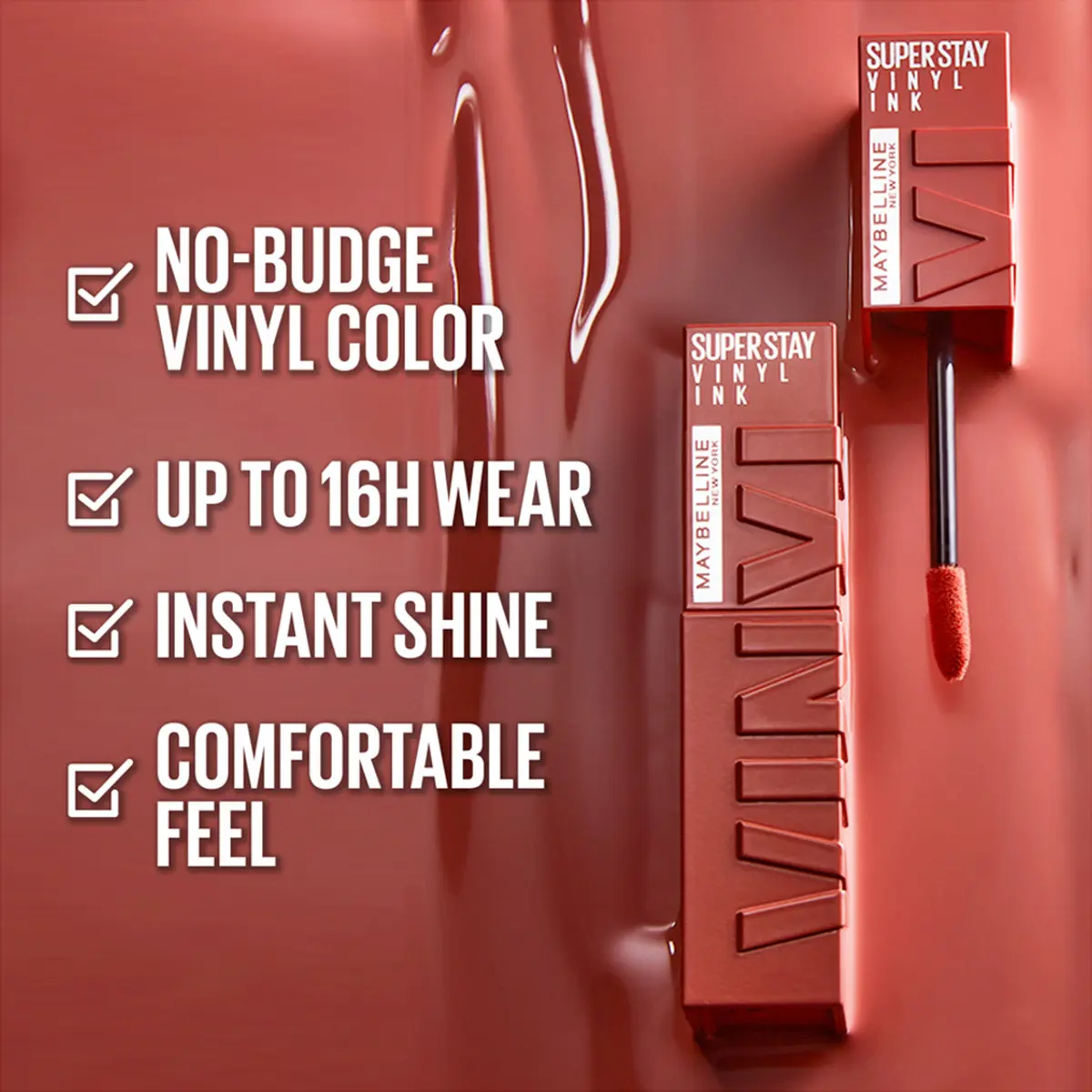 Maybelline Super Stay Vinyl Ink Lipstick 95 Captivated - view 4