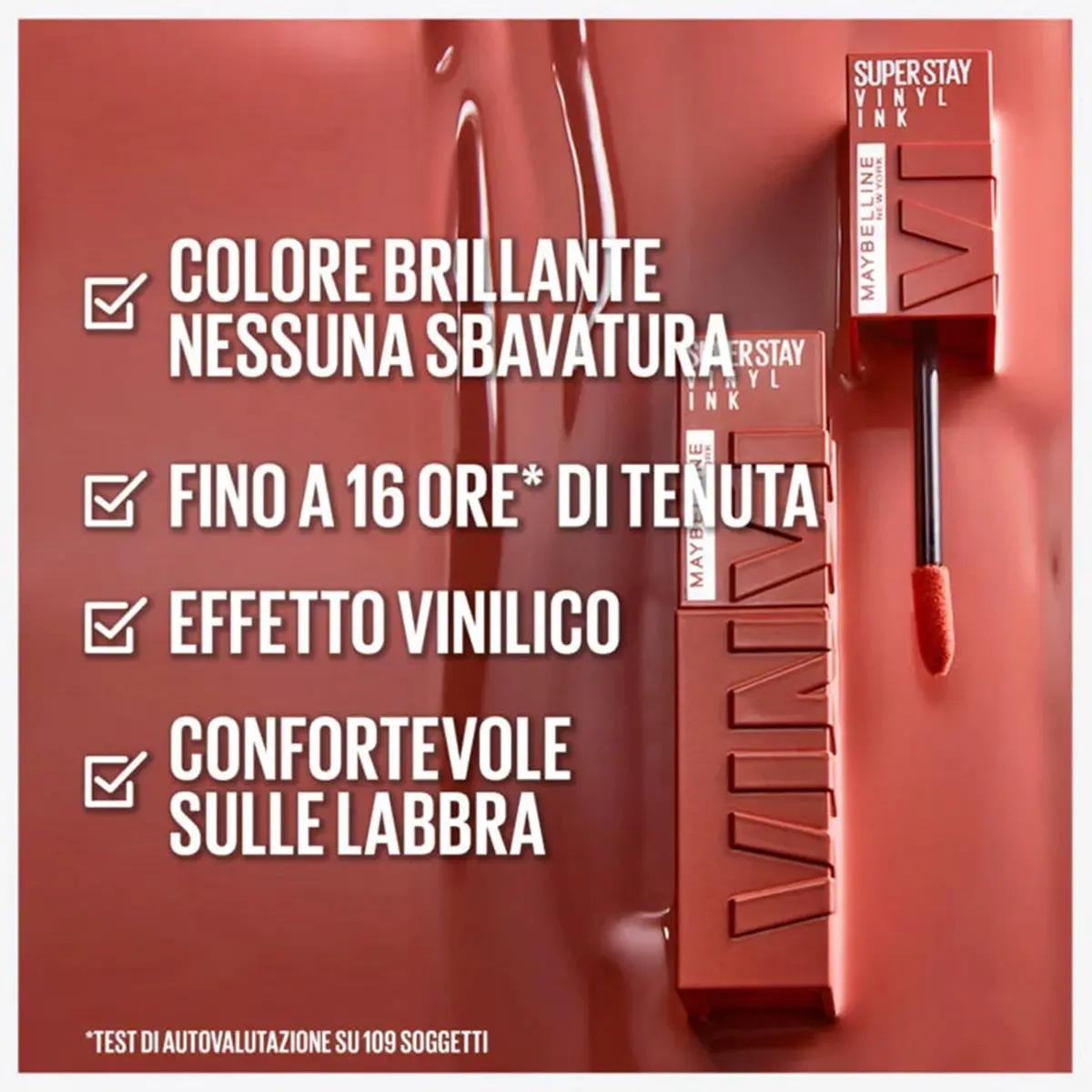 Maybelline Super Stay Vinyl Ink Nudes Longwear Transfer Proof Gloss Lipstick Keen - view 3