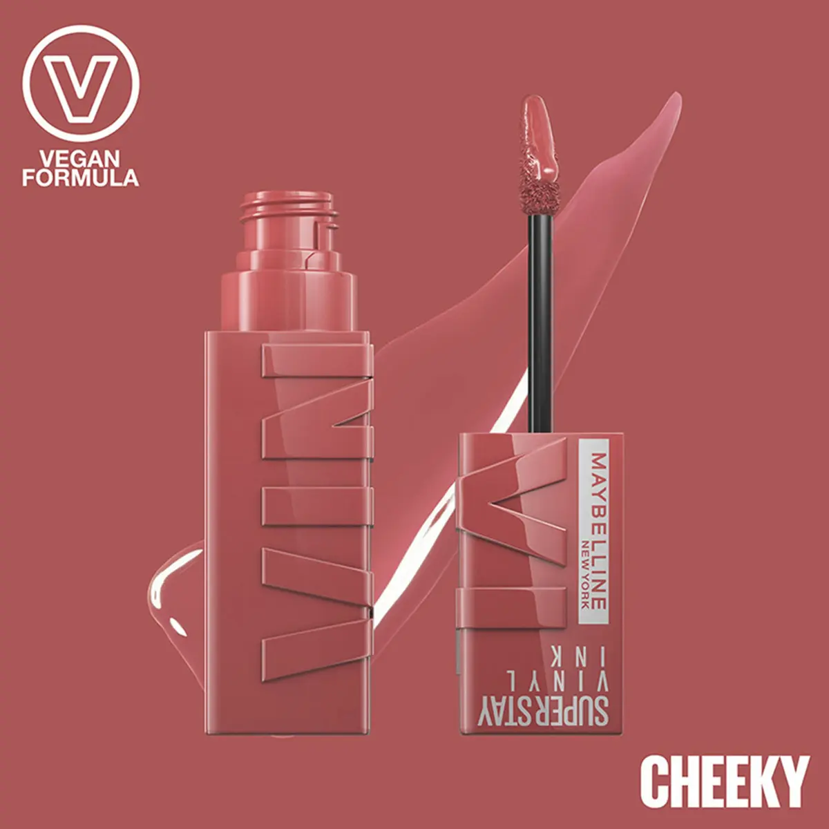 Maybelline Super Stay Vinyl Ink Lipstick 35 Cheeky - view 3