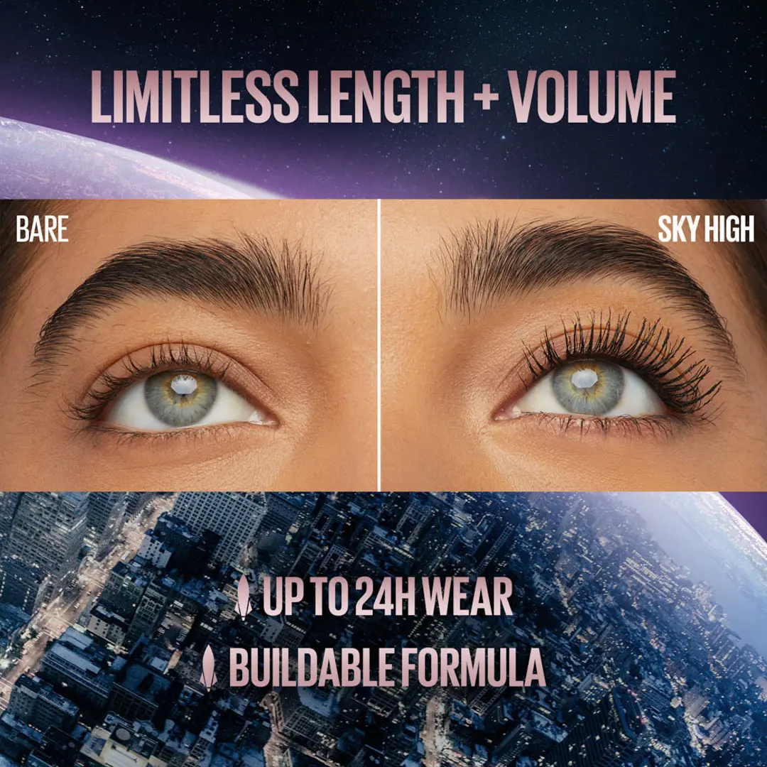 Maybelline New York Sky High Mascara Lengthening Volumizing Green Altitude - view 4