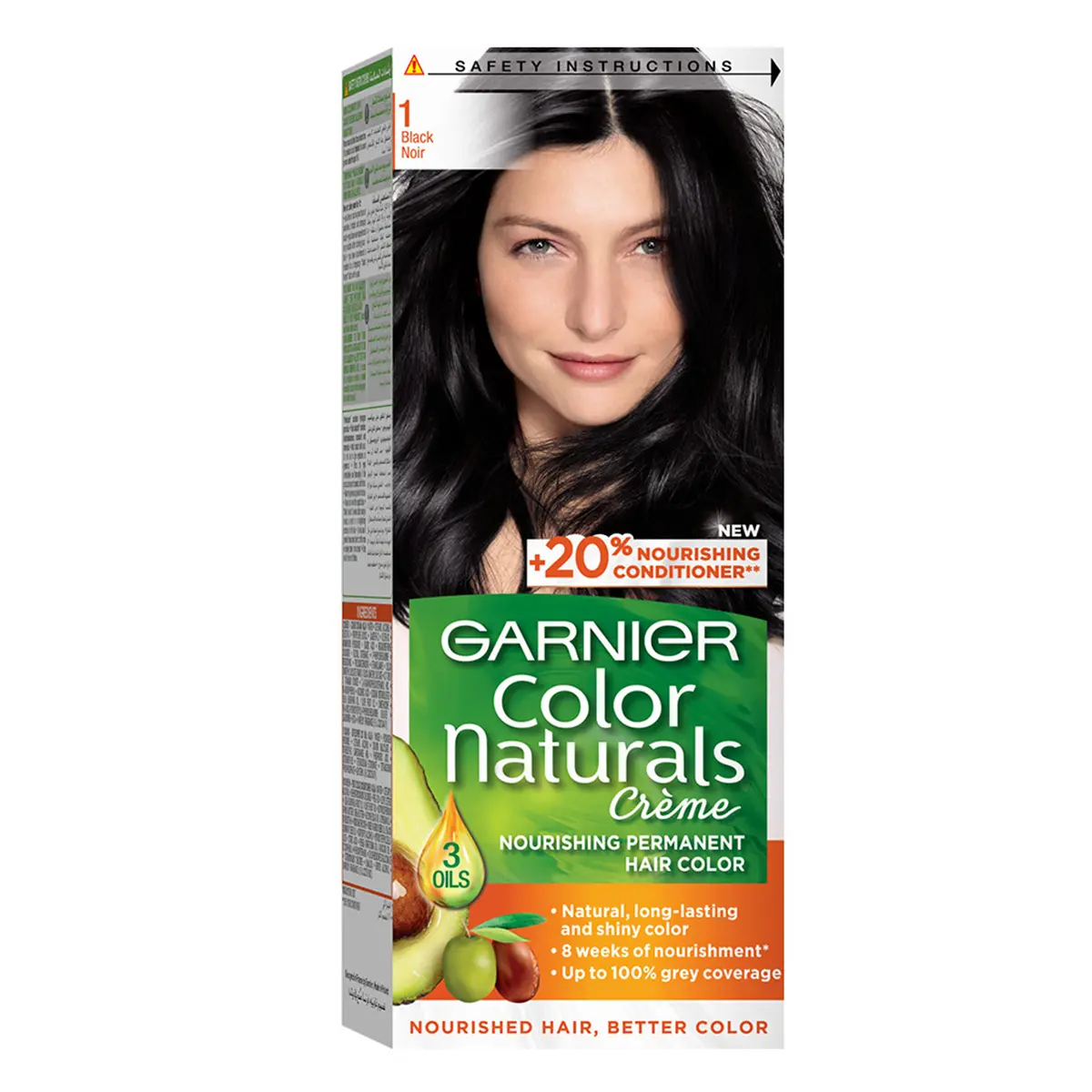 Garnier Hair Color Nature Black Number 1 - view 1